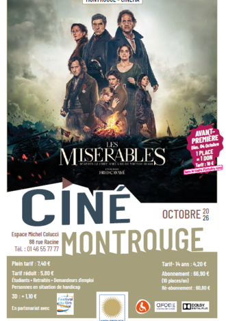 Ciné Montrouge : Programme Octobre 2026