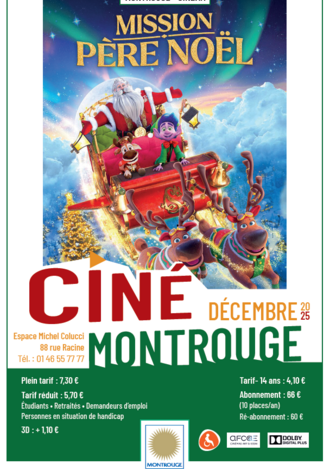 Ciné Montrouge : Programme Décembre 2025