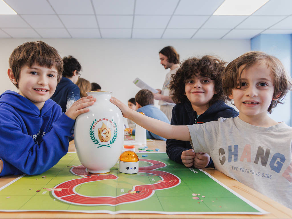 Atelier robot olympique à l'Espace Colucci