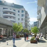  Une promenade Théophile Gautier transformée : davantage de terrasses et de végétal, une zone piétonne revalorisée, des espaces de pause avec du mobilier urbain contemporain.