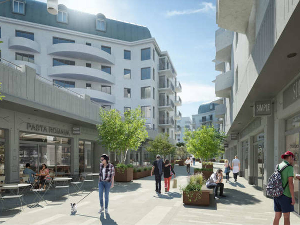 Une promenade Théophile Gautier transformée : davantage de terrasses et de végétal, une zone piétonne revalorisée, des espaces de pause avec du mobilier urbain contemporain.